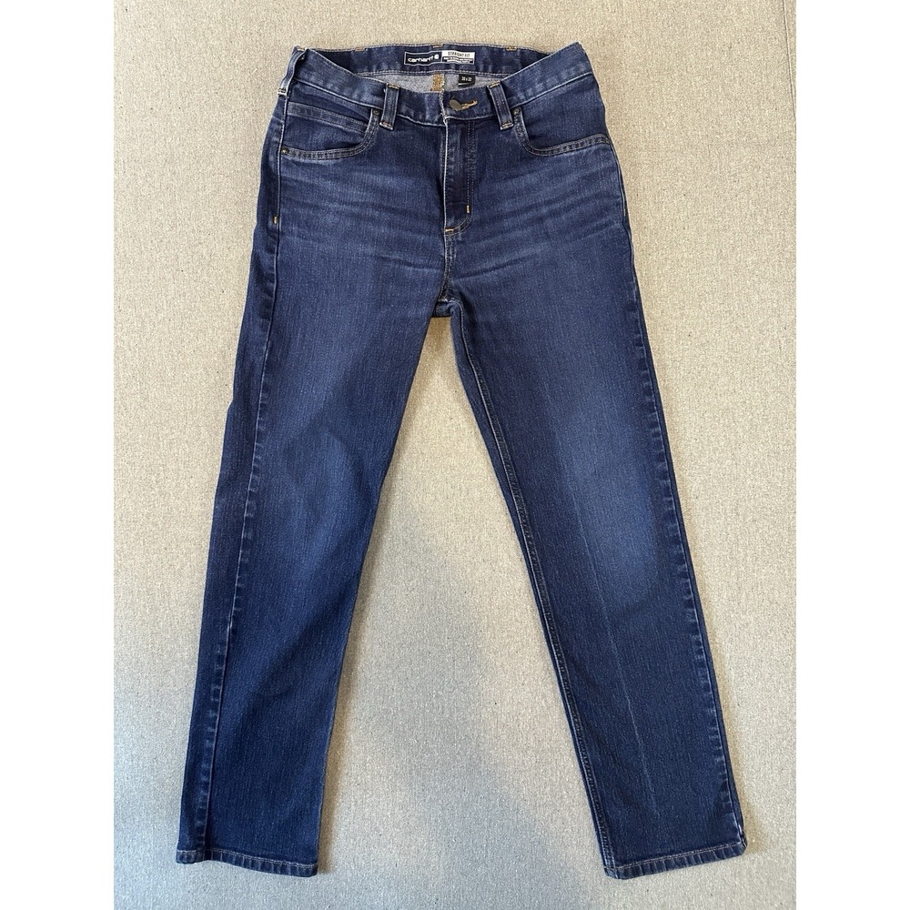Carhartt Straight Fit Pocket Blue Jeans Size 30x32